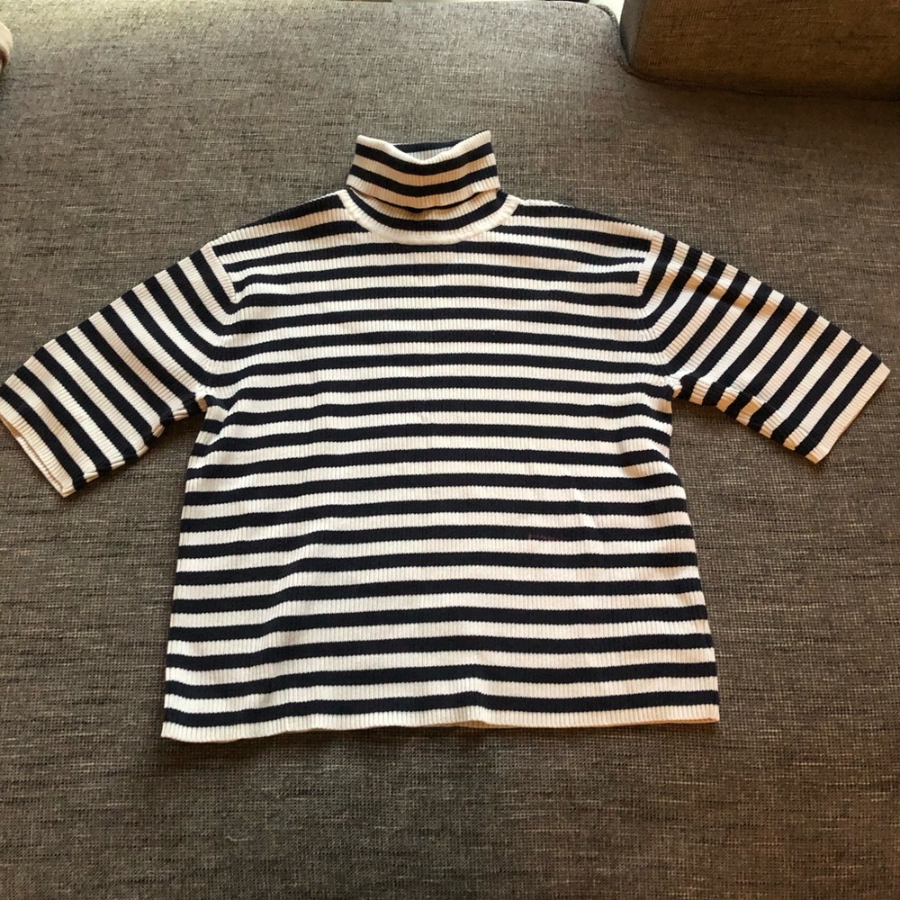 Jones New York vintage striped turtleneck
